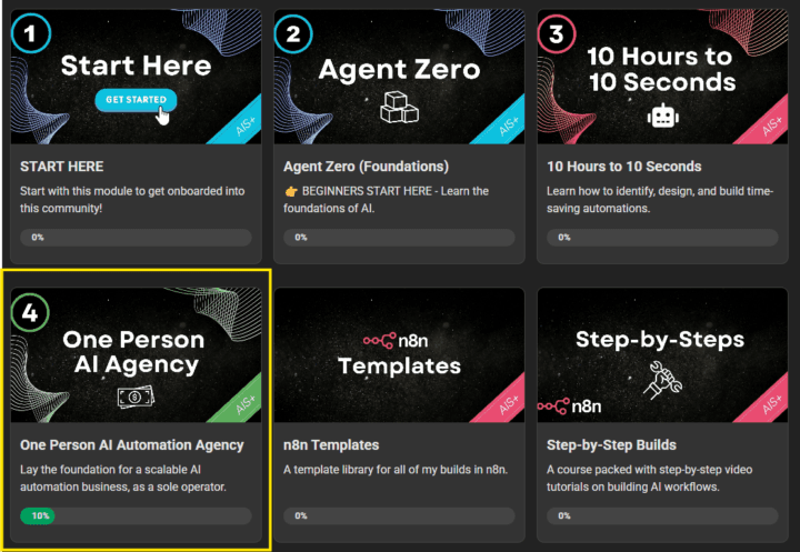 One Person AI Automation Agency Course